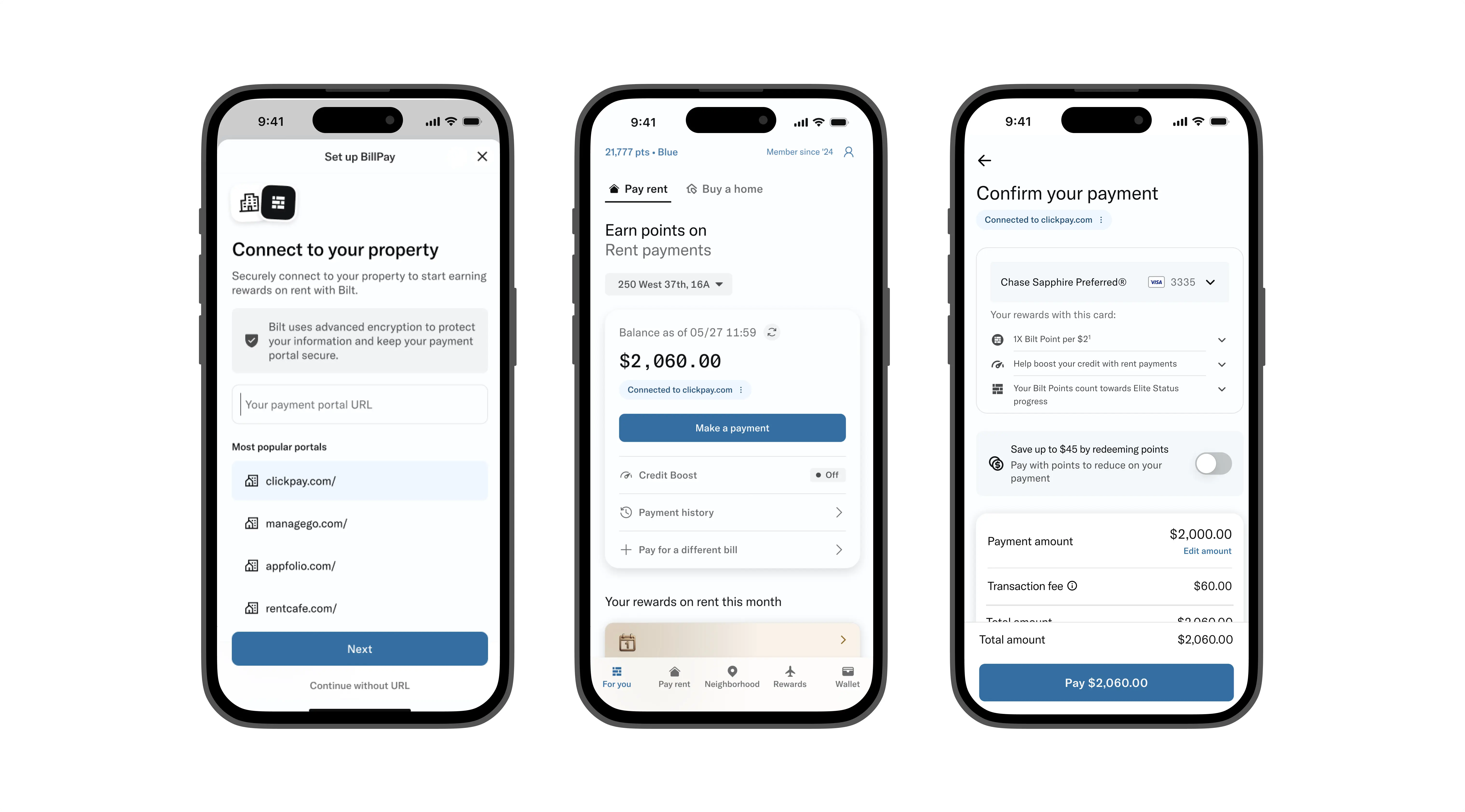 Bilt Rent Portal